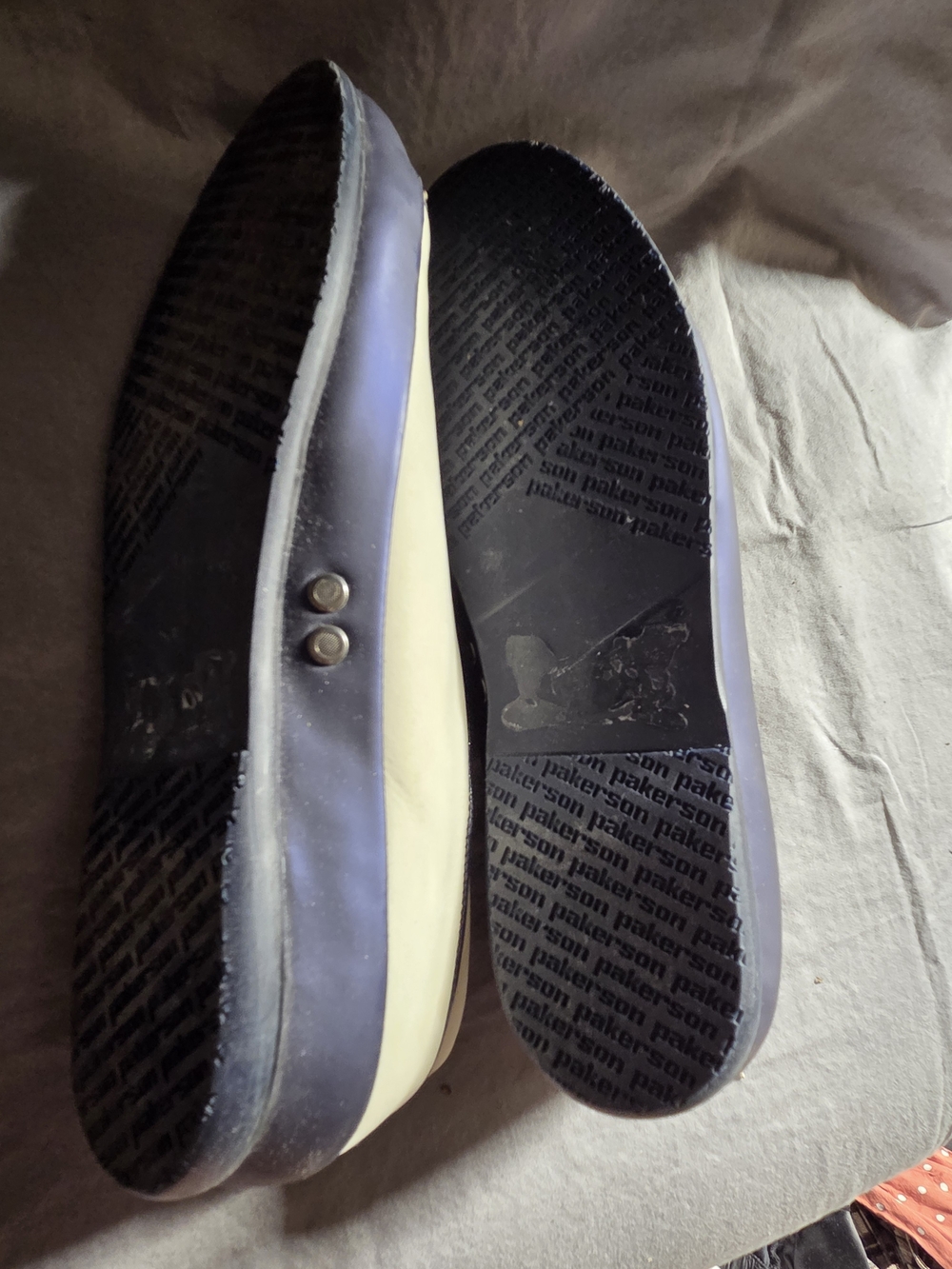 Cream Leather Lace-Up Shoes - Picture 8 of 8
